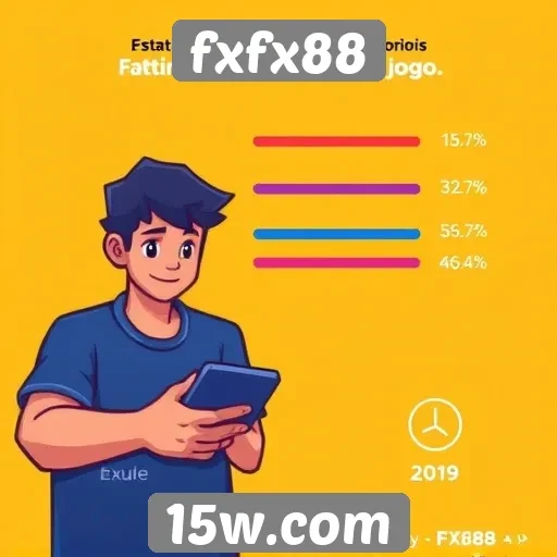 Estatísticas de usuários ativos na plataforma fxfx88